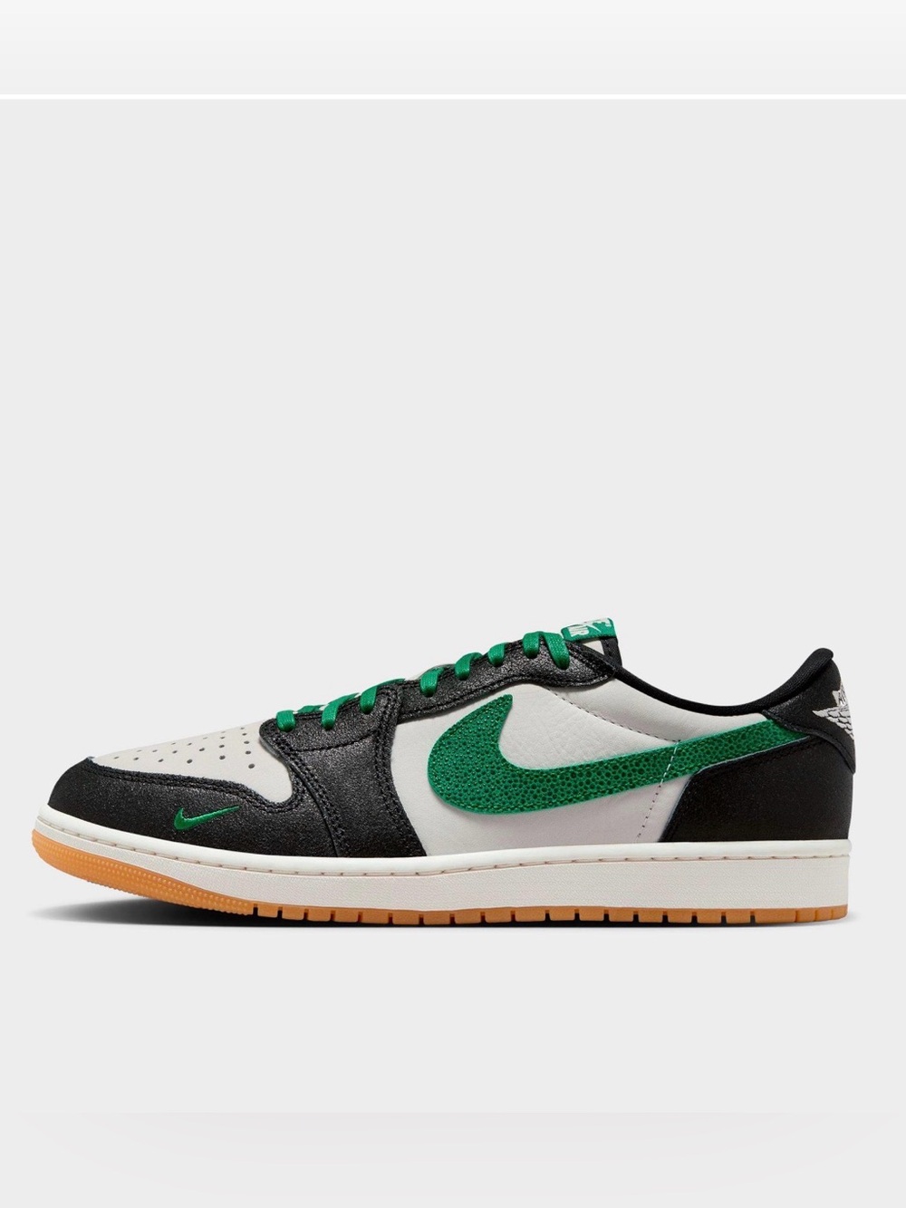 💚🖤 Nike Air Jordan 1 Low Pine Green Black 💚🖤
